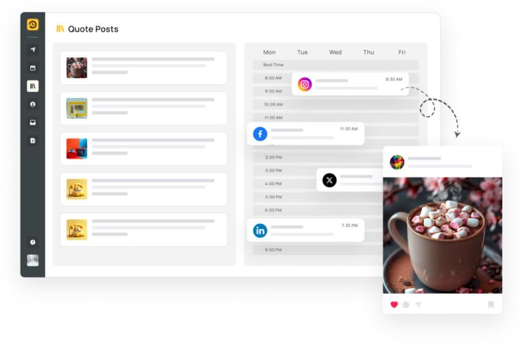 Keep your audience engaged with your best work, effortlessly​