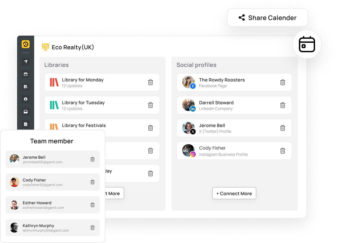 Workspaces for Social Media Team Collaboration​