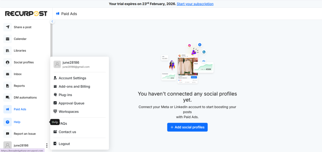 RecurPost Customer Support