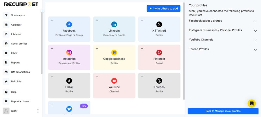 RecurPost Platform Support
