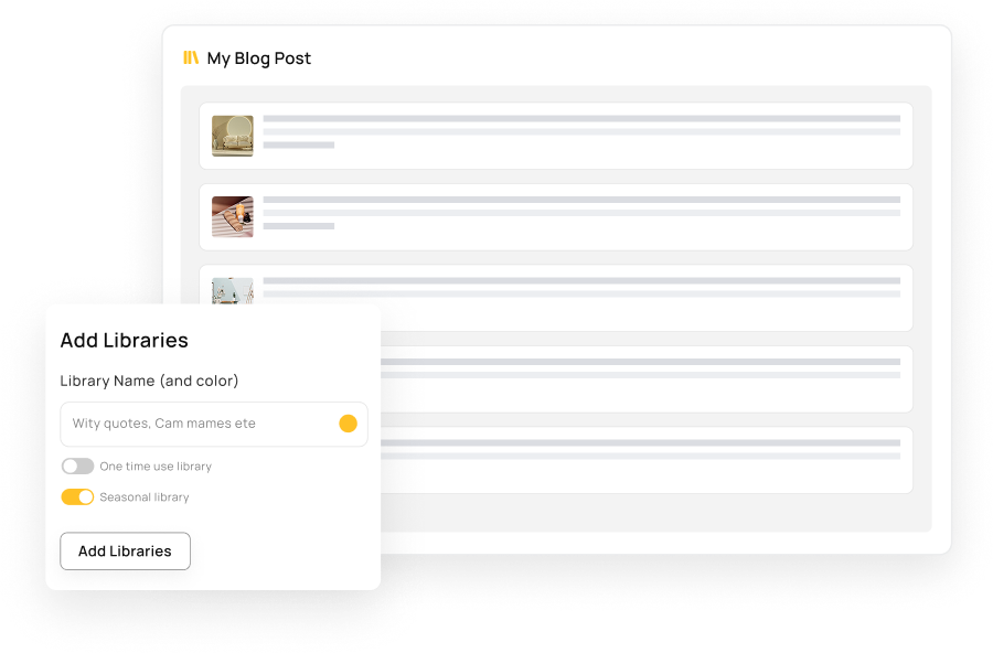 RecurPost recurring content library and schedule setup