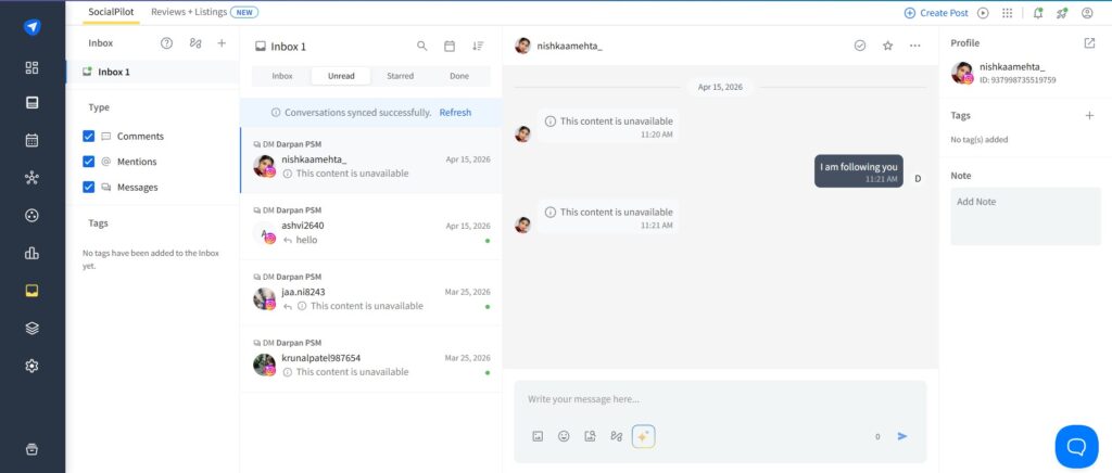 socialpilot-inbox