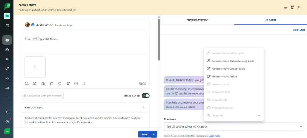 Sprout Social's AI Assistant