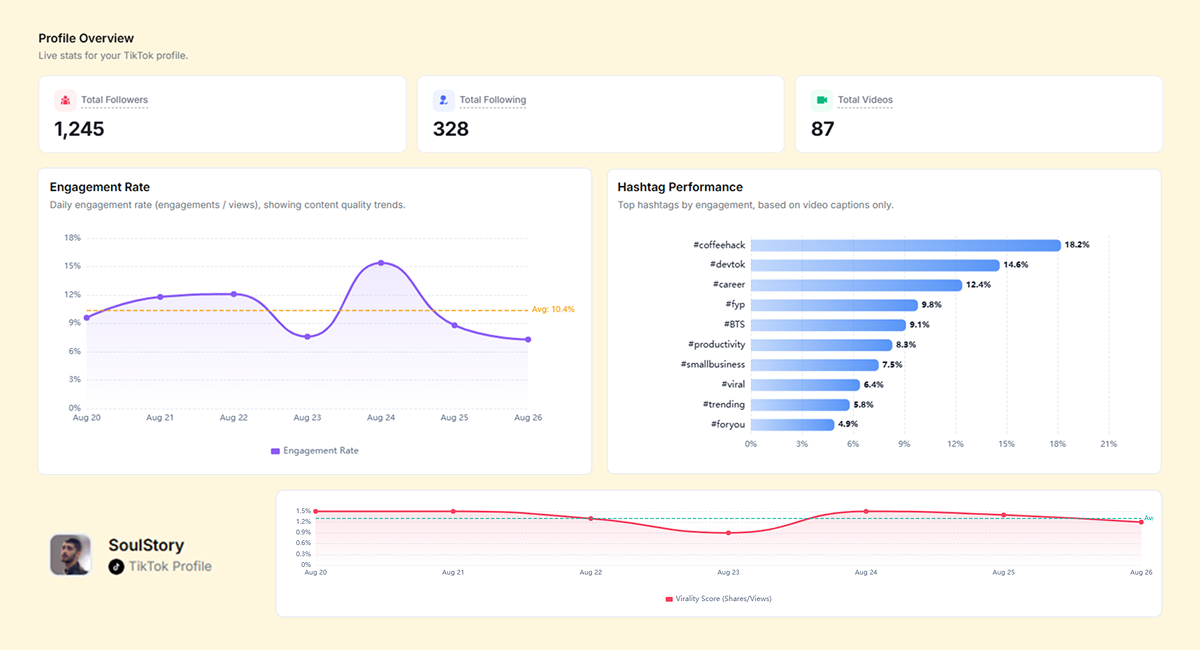 TikTok Analytics