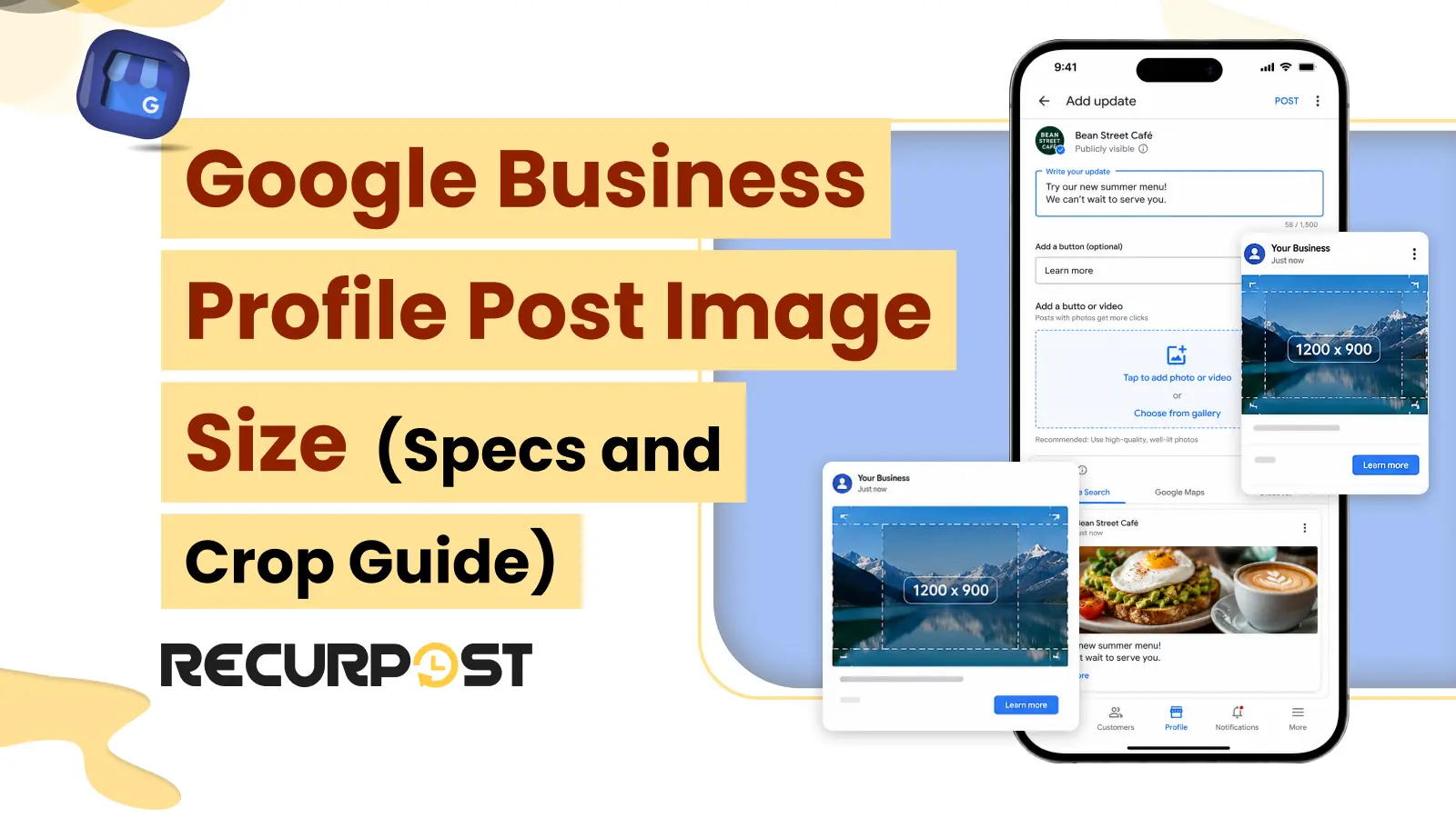 Google Business Profile Post Image Size (2026 Specs and Crop Guide)