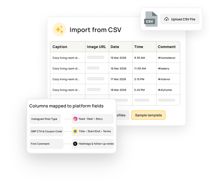 Import from CSV