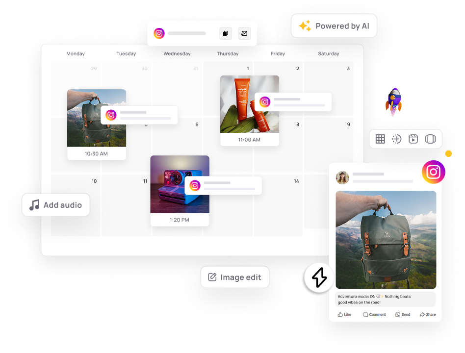 Instagram Scheduler​ recurpost