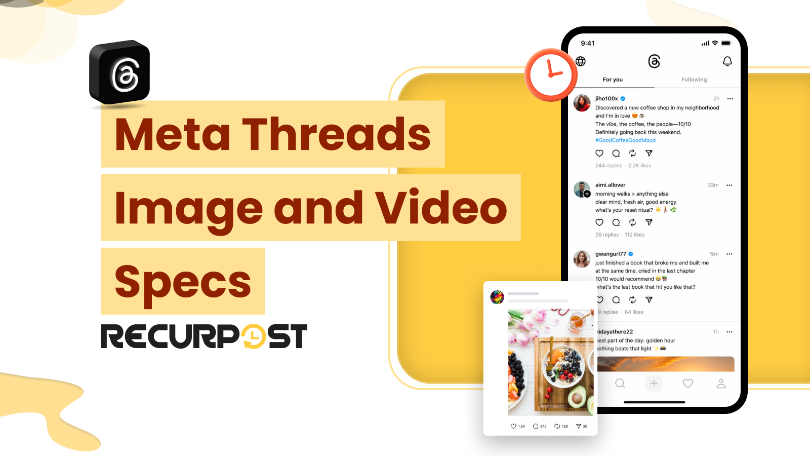 Meta Threads Image and Video Specs