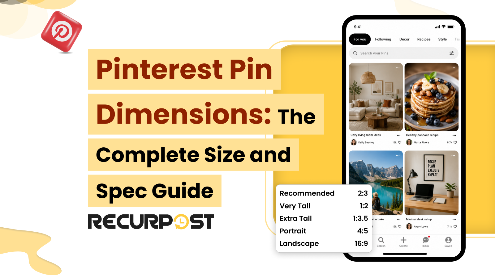 Pinterest Pin Dimensions- The Complete Size and Spec Guide