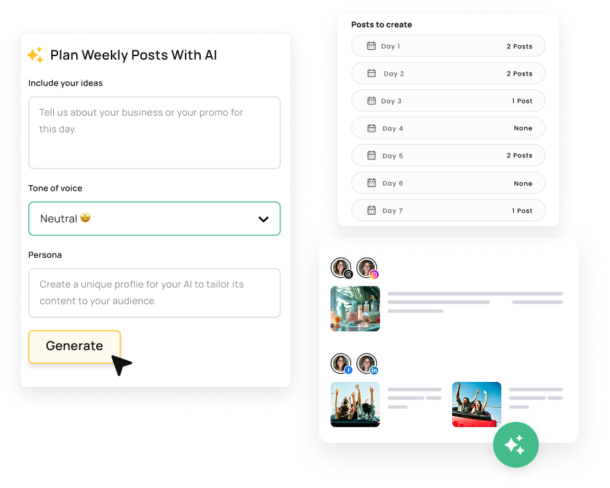 Plan Weekly Posts With AI