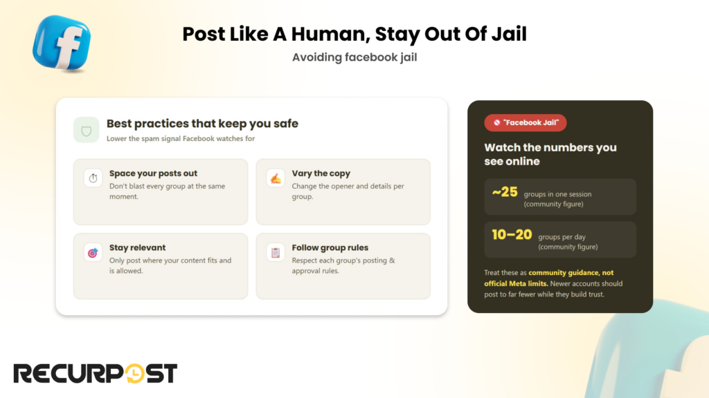 Post like a human, stay out of jail