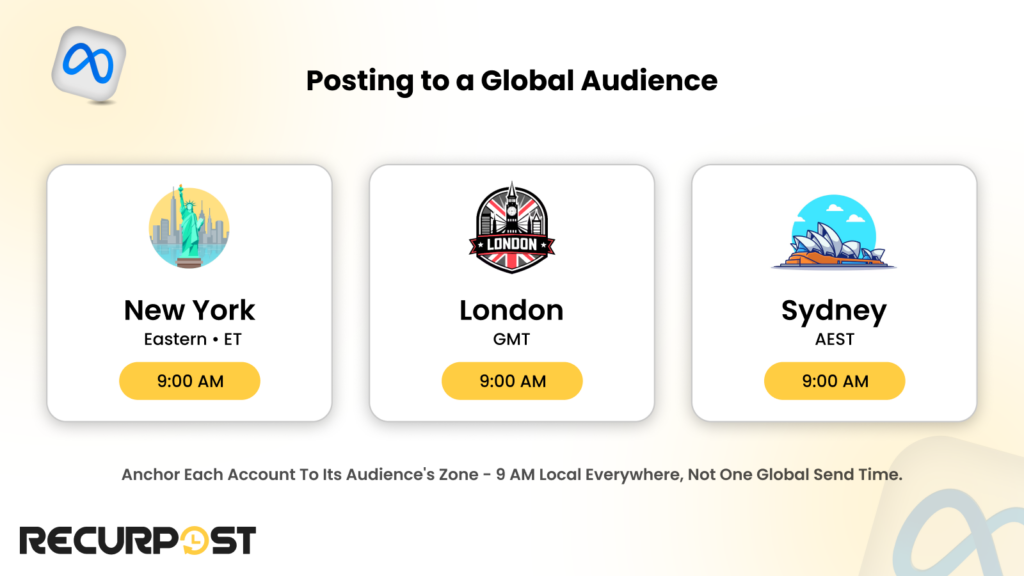 Posting to a global audience