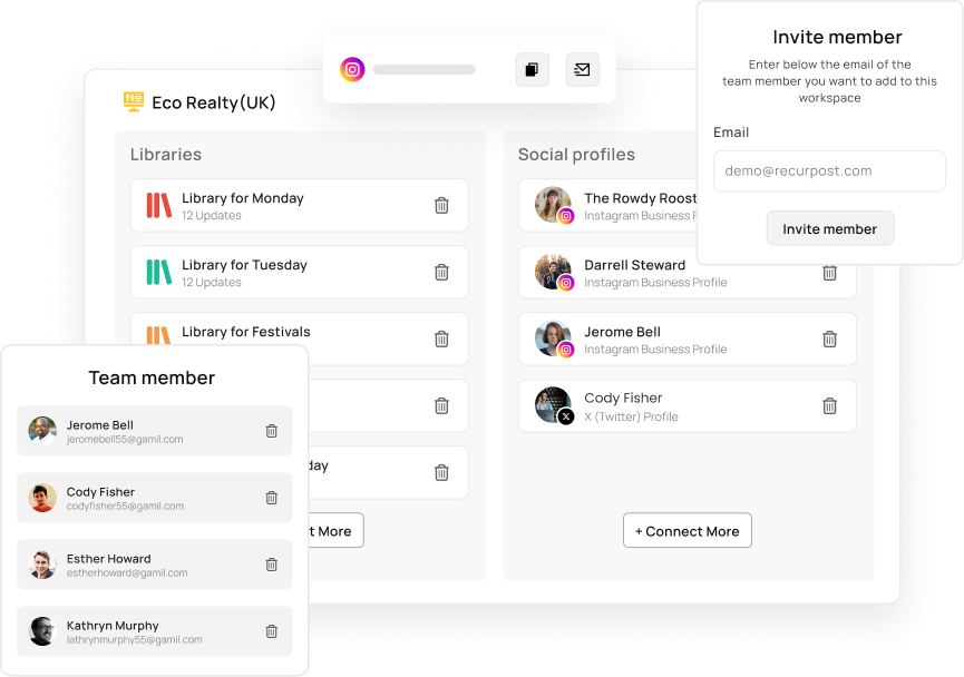 Schedule Instagram Posts, Reels and Stories for every client