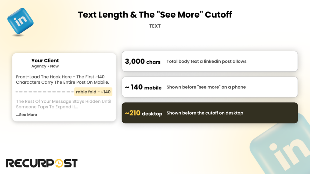 Text length & the _See more_ cutoff