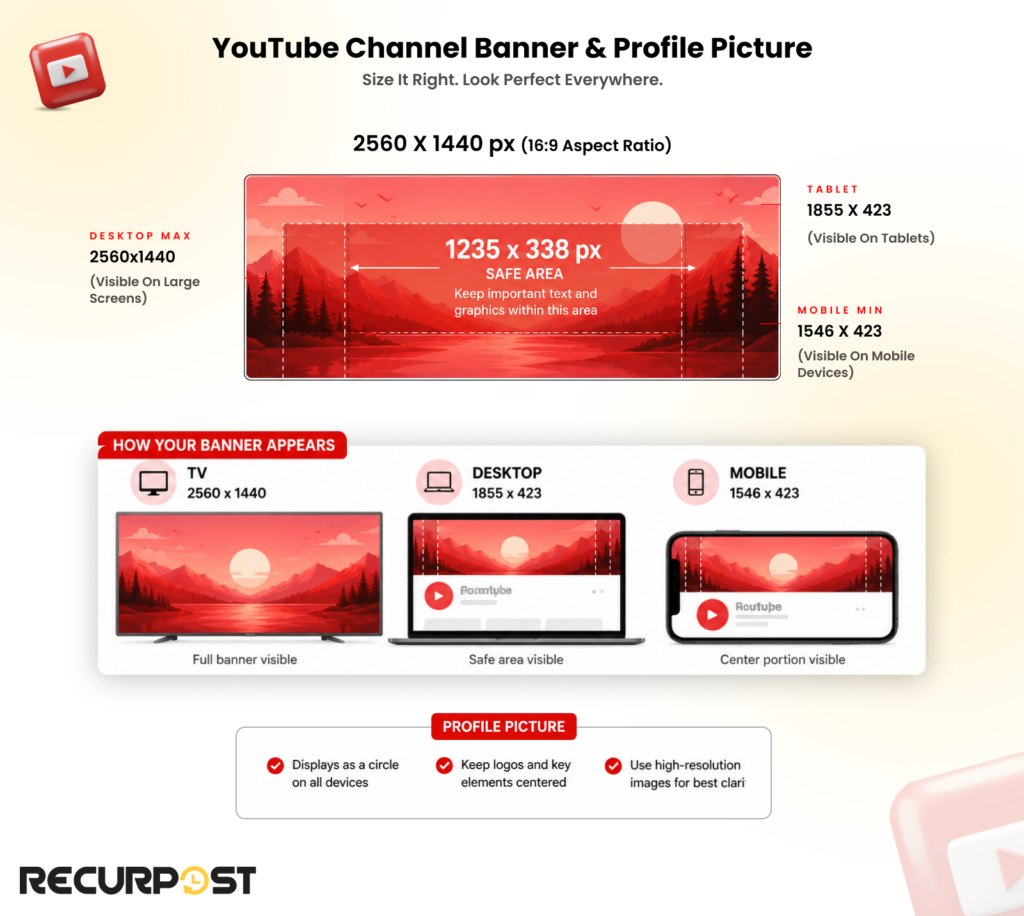 YouTube Channel Banner & Profile Picture