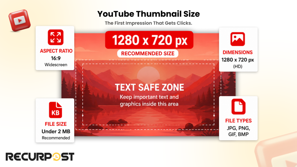 YouTube Thumbnail Size