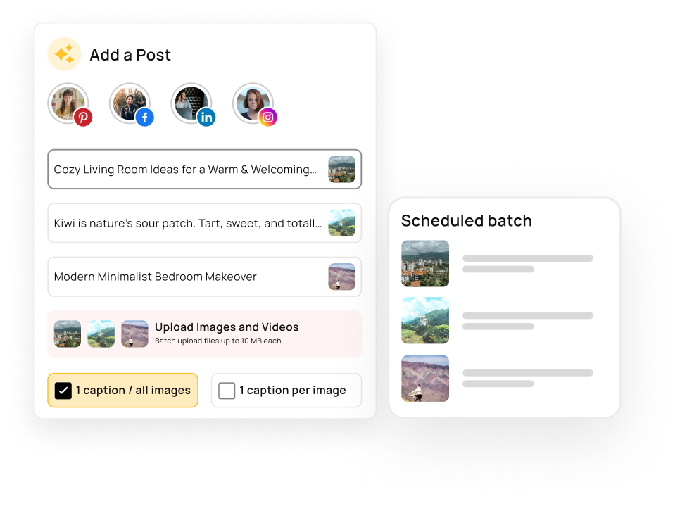 Bulk adding posts in RecurPost without a spreadsheet