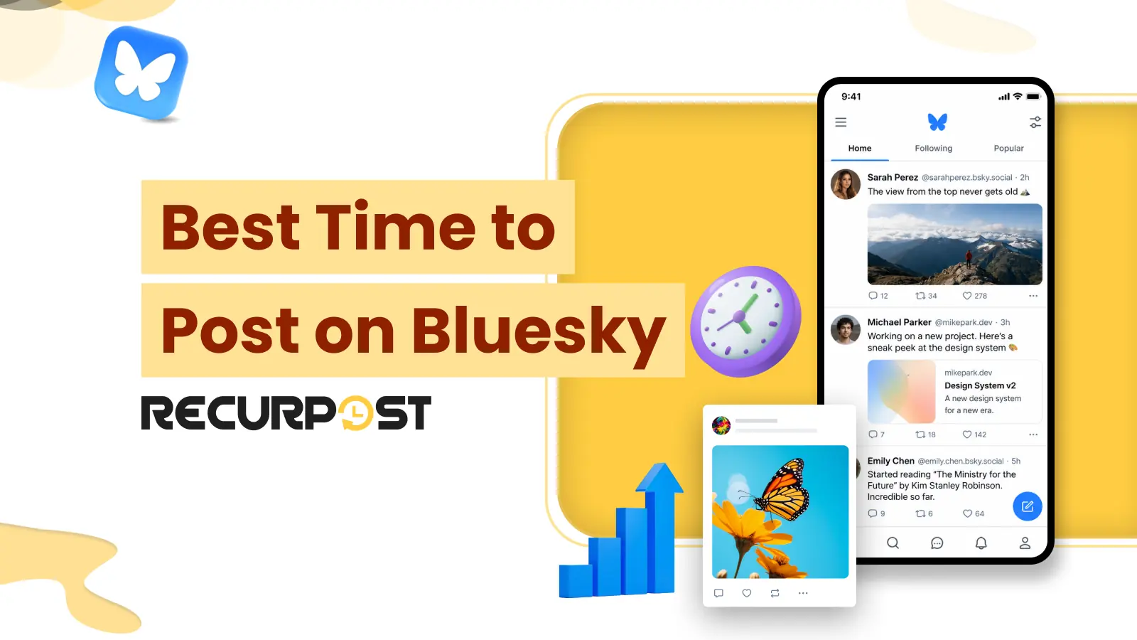 Best Time to Post on Bluesky - RecurPost