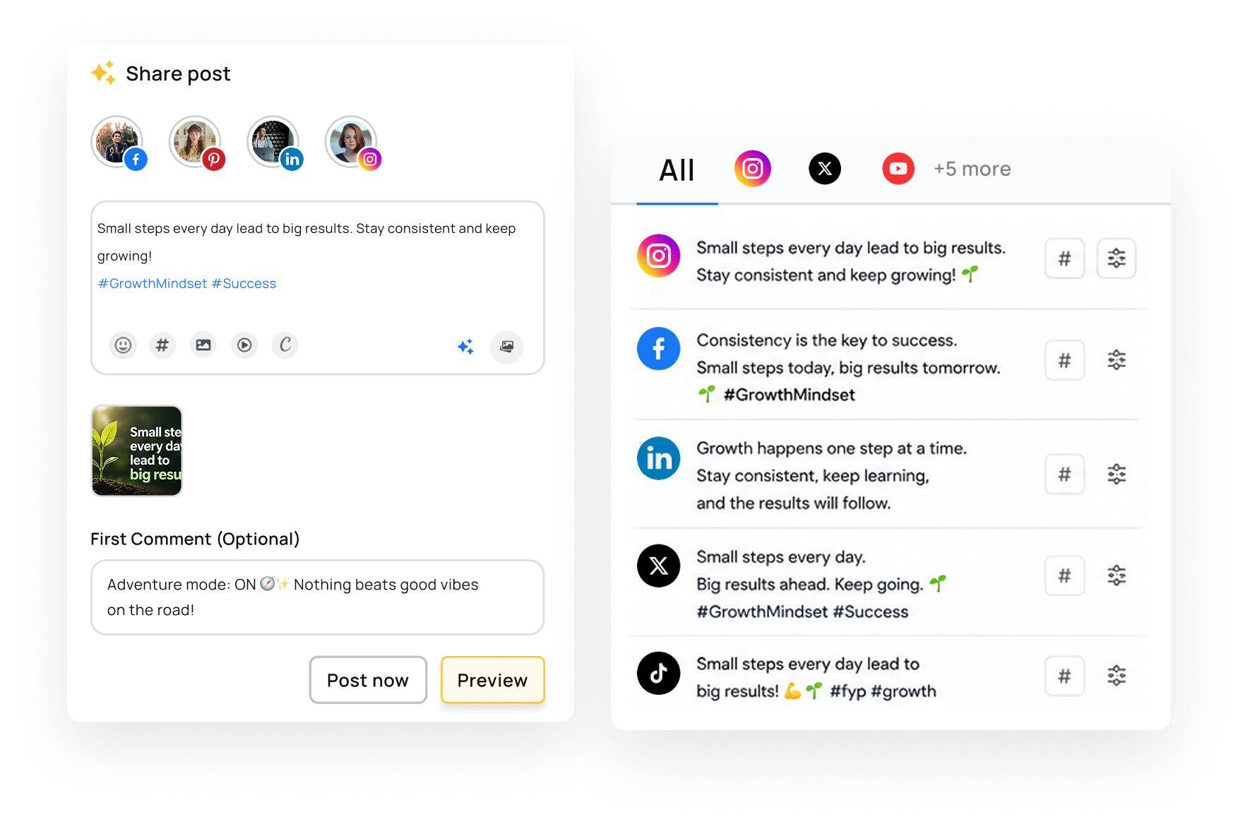 Compose once, customize per platform