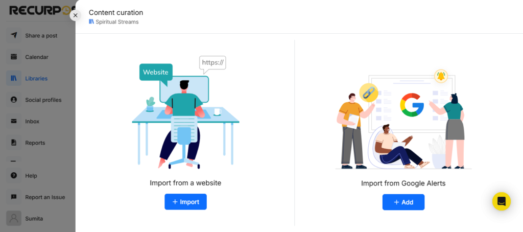 Integrations in RecurPost