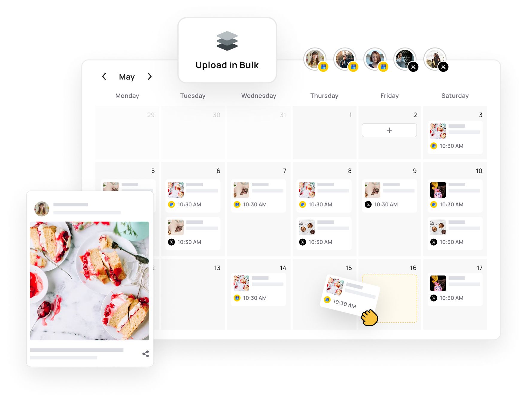 Schedule your content