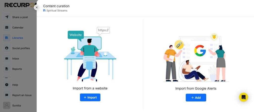 Integrations in RecurPost