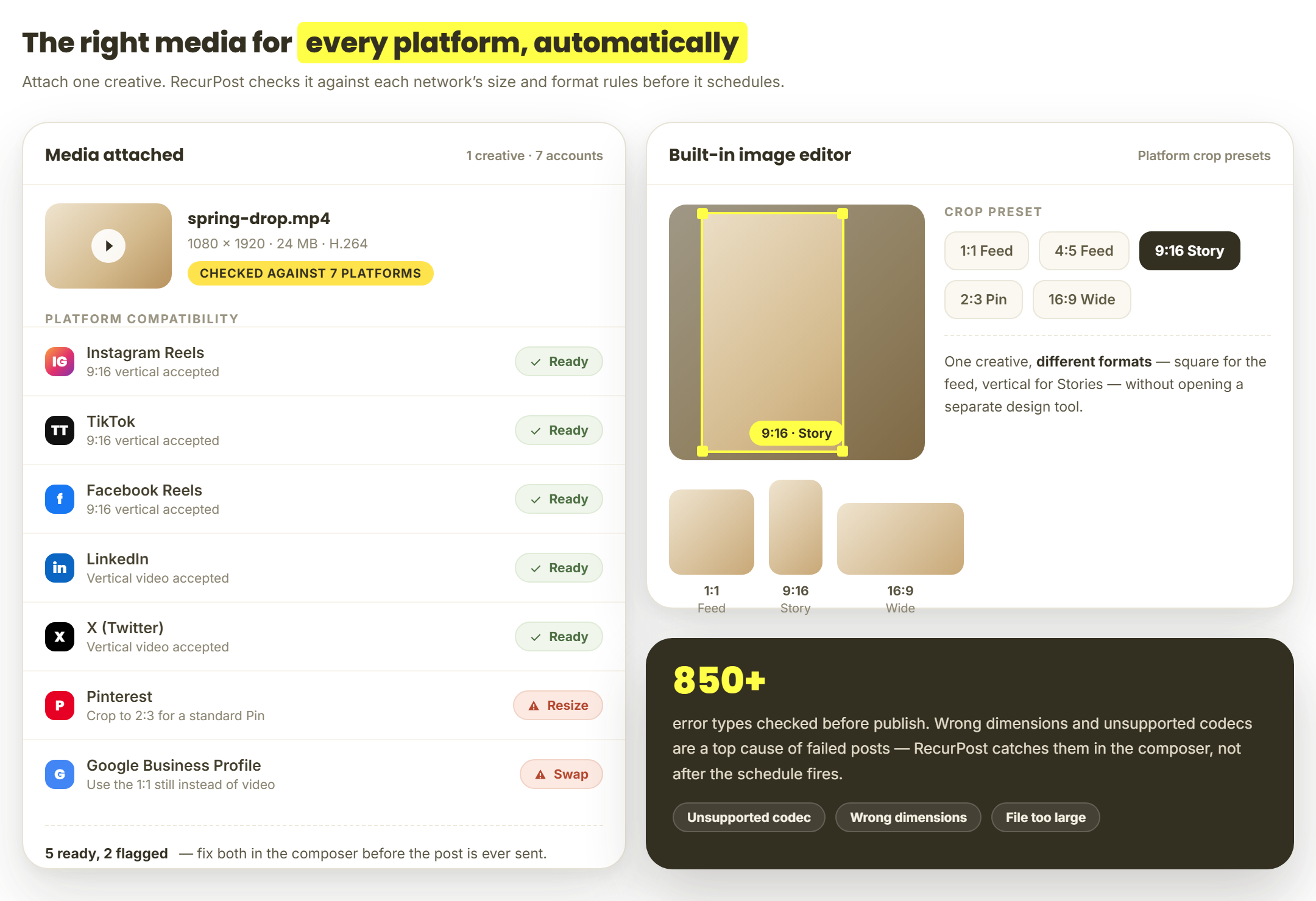 per platform-media checks crop presets