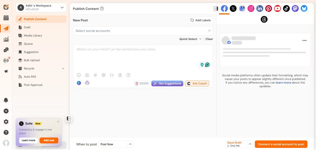 Social Champ Dashboard