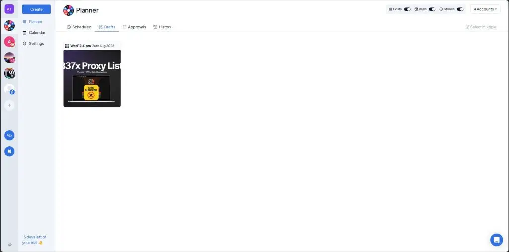 The visual planner dashboard in Hopper HQ