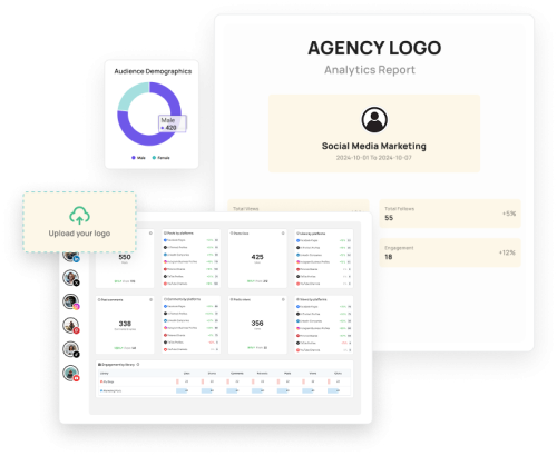 White Label Reports for Social Media Analytics​